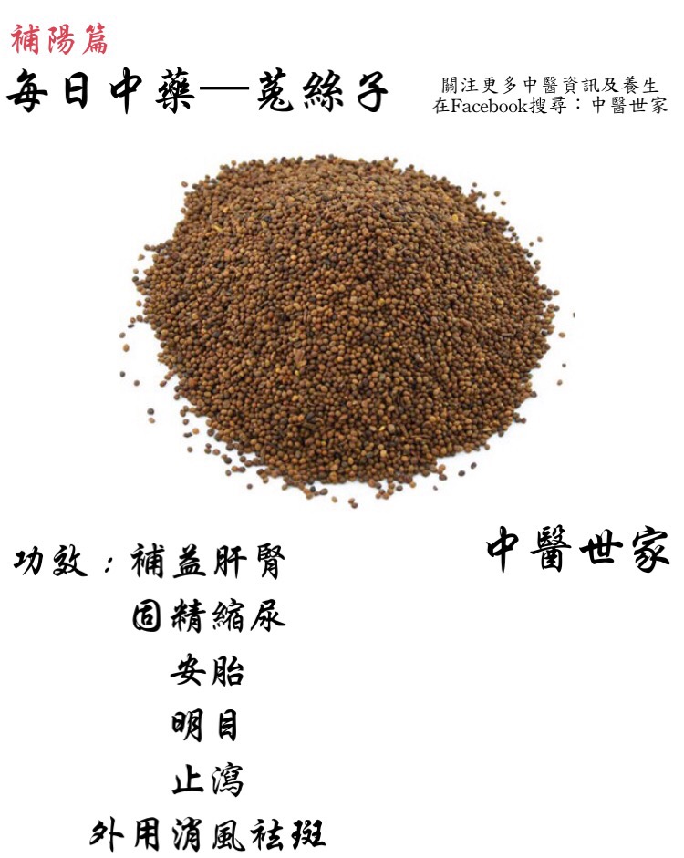 菟丝子功效